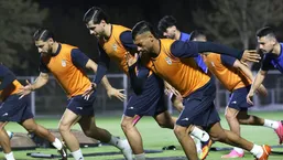 اولین تمرین تیم ملی ایران برای دیدار مقابل روسیه با حضور جهانبخش و اسماعیلی فر