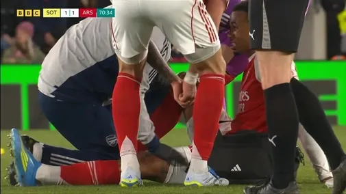 مدافع آرسنال مصدوم شد