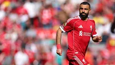 محمد صلاح (Mohamed Salah) ستاره لیورپول در ورزشگاه آنفیلد