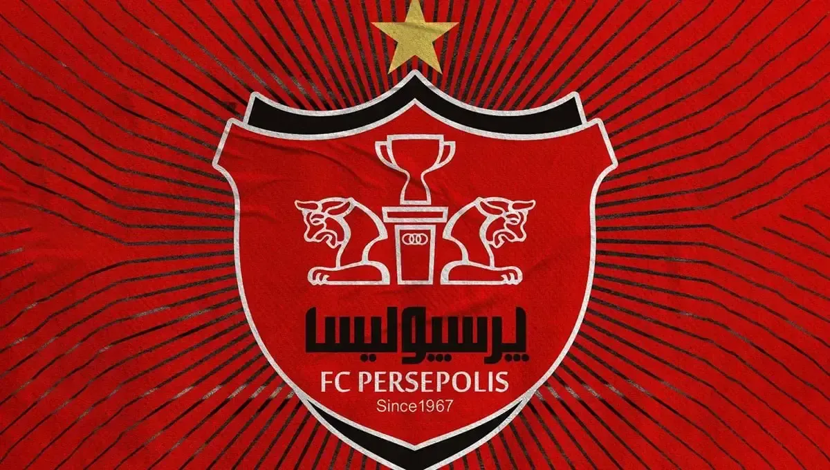 لگوی پرسپولیس با پس زمینه قرمز