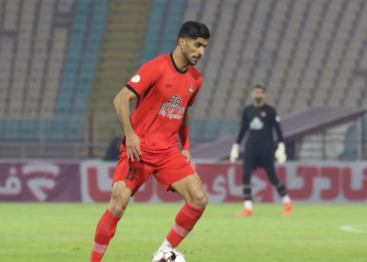 تقلید بازیکن تراکتور از پرسپولیس ها