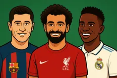 تصویر خبر ۶ مهاجم برتر فوتبال در سال ۲۰۲۵؛ لواندوفسکی، صلاح و وینیسیوس در صدر بهترین&zwnj;ها