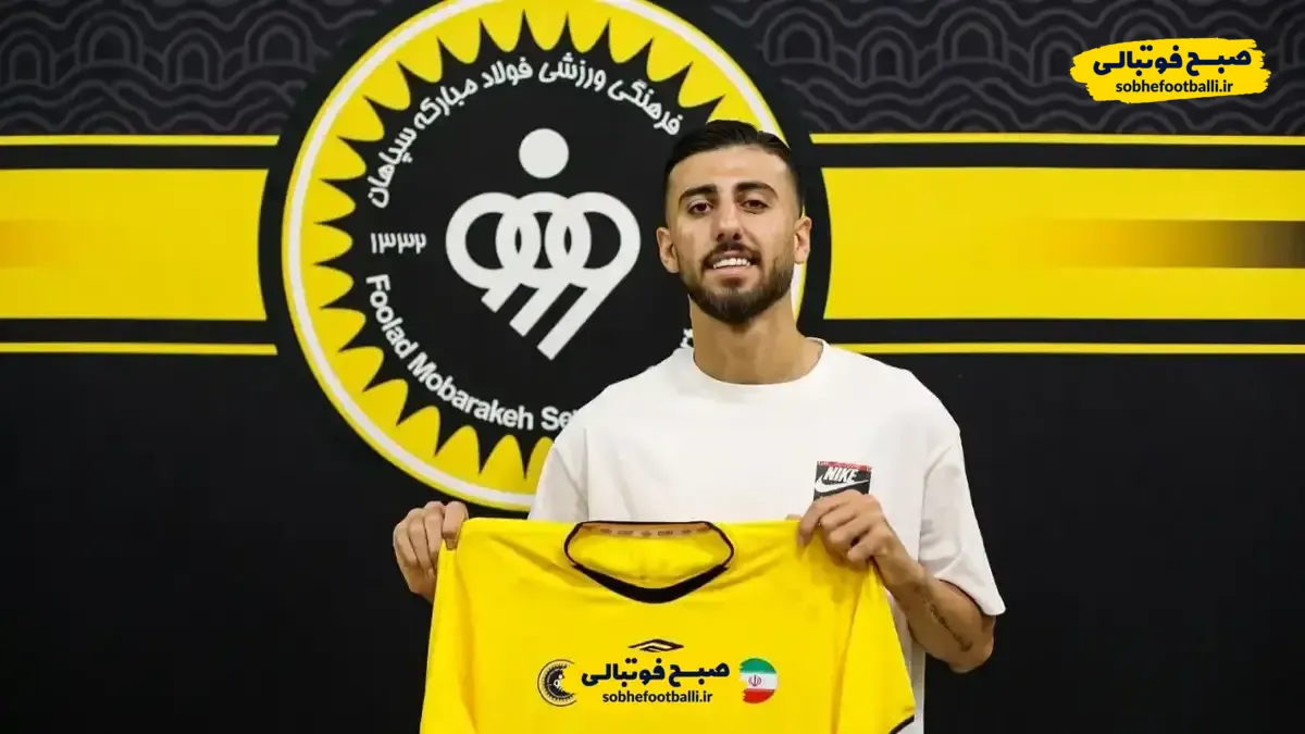 گل اول سپاهان به خیبر محمد عسکری
