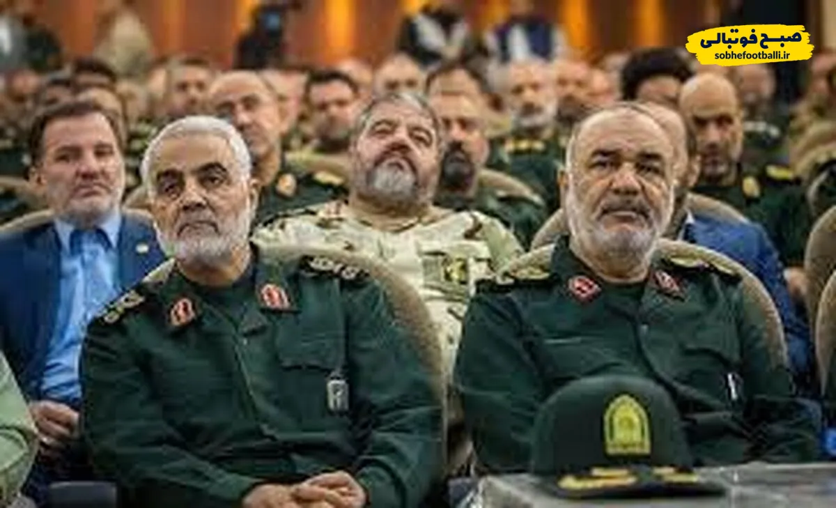تصویری از پیکر سردار سلامی در معراج شهدا
