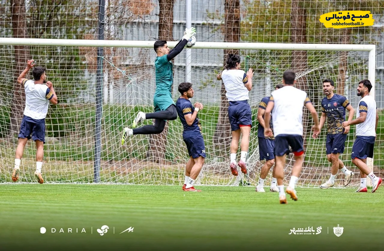 تمرین پرسپولیسی ها زیر نظر کریم باقری