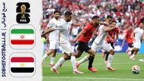 خلاصه بازی ایران ۱ - مصر ۱ | مرحله گروهی جام جهانی ۲۰۲۶