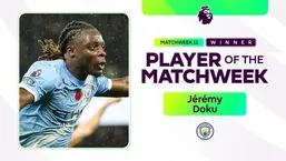 جرمی دوکو بازیکن هفته یازدهم لیگ برتر شد؛ بال می&zwnj;زند تا منچستر سیتی را به صدر نزدیک&zwnj;تر کند