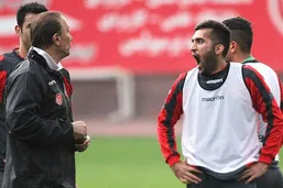 ماجرای خمیازه معروف پیام صادقیان سر تمرین پرسپولیس