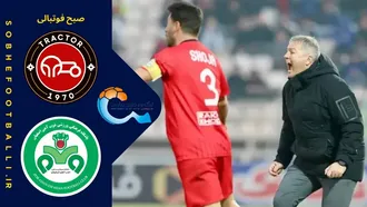 خلاصه بازی ذوب آهن 0 - تراکتور 0 | لیگ برتر ایران