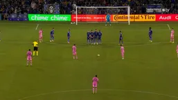 گل دوم و زیبای لیونل مسی به اورلاندو سیتی از روی ضربه آزاد (اورلاندو سیتی ۲-۴ اینتر میامی)