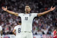 گل سوم رئال مادرید مقابل رایو وایه کانو توسط جود بلینگهام
