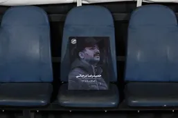 ادای احترام به مرحوم درجاتی قبل از رویارویی گل&zwnj;گهر و ملوان