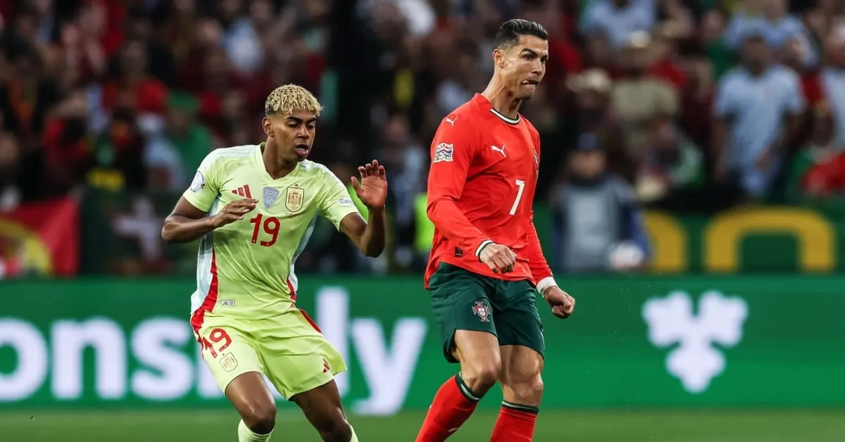 ادعای پسر رونالدو؛ یامال بهتر از باباست!