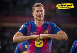 لواندوفسکی ماندنی است؟ دیدار دو ساعته مدیر برنامه&zwnj;ها با لاپورتا