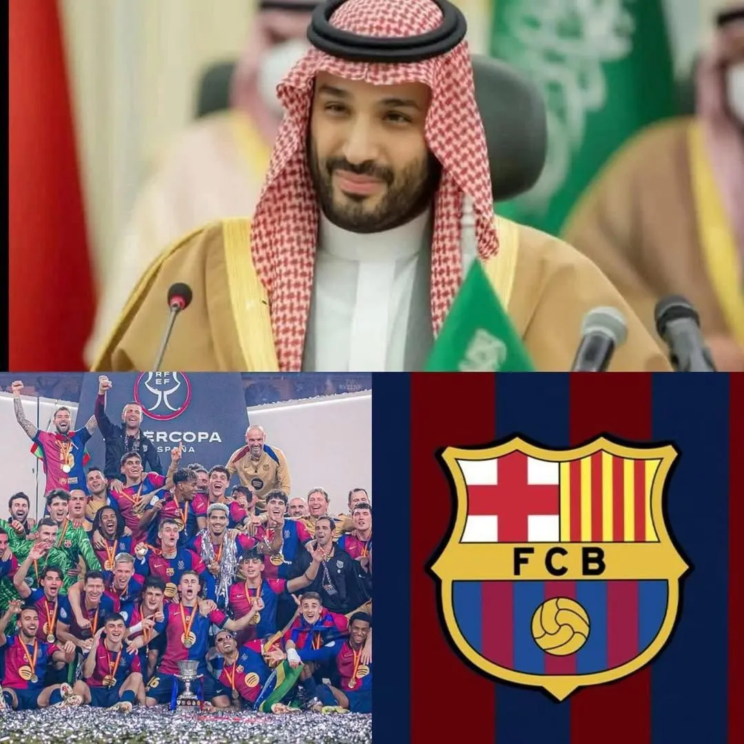 پیشنهاد جنجالی عربستان برای خرید بارسلونا؛ محمد بن سلمان با چک ۱۲ میلیاردی به دنبال تصاحب بارسلونا!