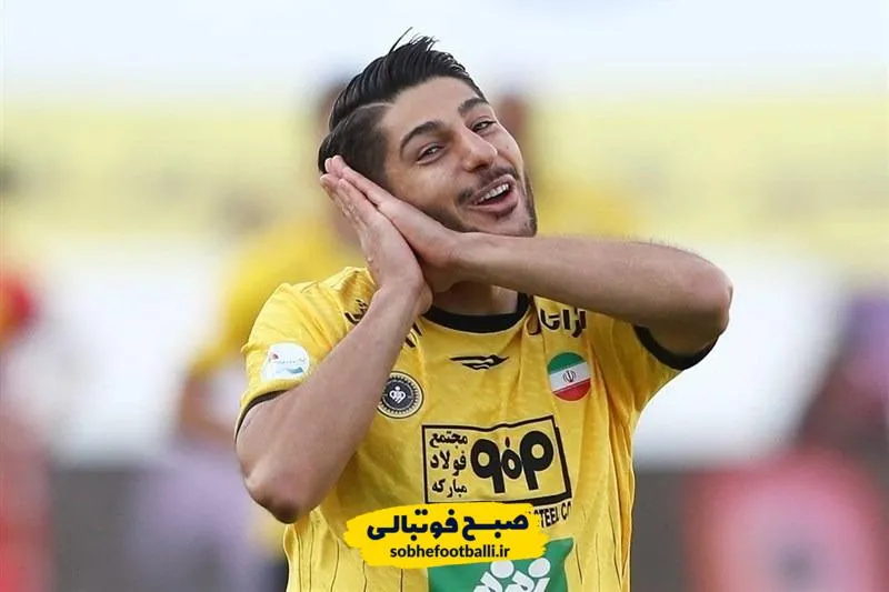 گل اول سپاهان به خیبر (محمد مهدی محبی)