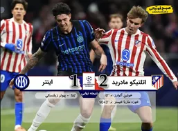 خلاصه بازی اتلتیکومادرید 2 &ndash; اینتر 1 | قهرمانان اروپا ۲۰۲۵/۲۶