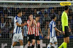 اتلتیک بیلبائو و سوسیداد بدون برنده؛ اخراج جنجالی براز مندز خبرساز شد