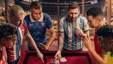 لیول مسی و کریستیانو رونالد در کنار امباپه.هالند.یامال و وینیسیوس