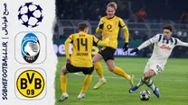 خلاصه بازی آتالانتا ۴ - دورتموند ۱ لیگ قهرمانان اروپا