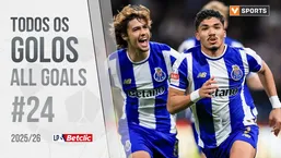 تمام گل&zwnj;های هفته ۲۴ لیگ برتر پرتغال