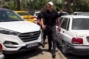 (ویدئو) احمدرضا عابدزاده در مراسم خاکسپاری اکبر عبدی