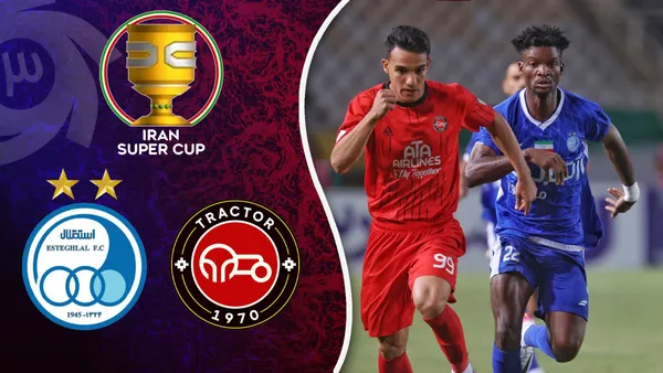 خلاصه بازی سوپرجام؛ تراکتور ۲ - ۱ استقلال