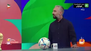 (ویدئو) واکنش مجریان تلویزیون در لحظه حذف ایران با تساوی الجزایر و اتریش