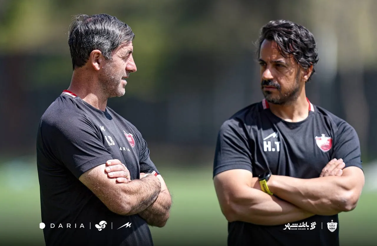 حمید تشکری&zwnj;نیا و کریم باقری