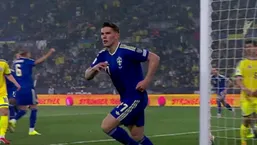 گل اول سوئد به اوکراین توسط گیوکرش