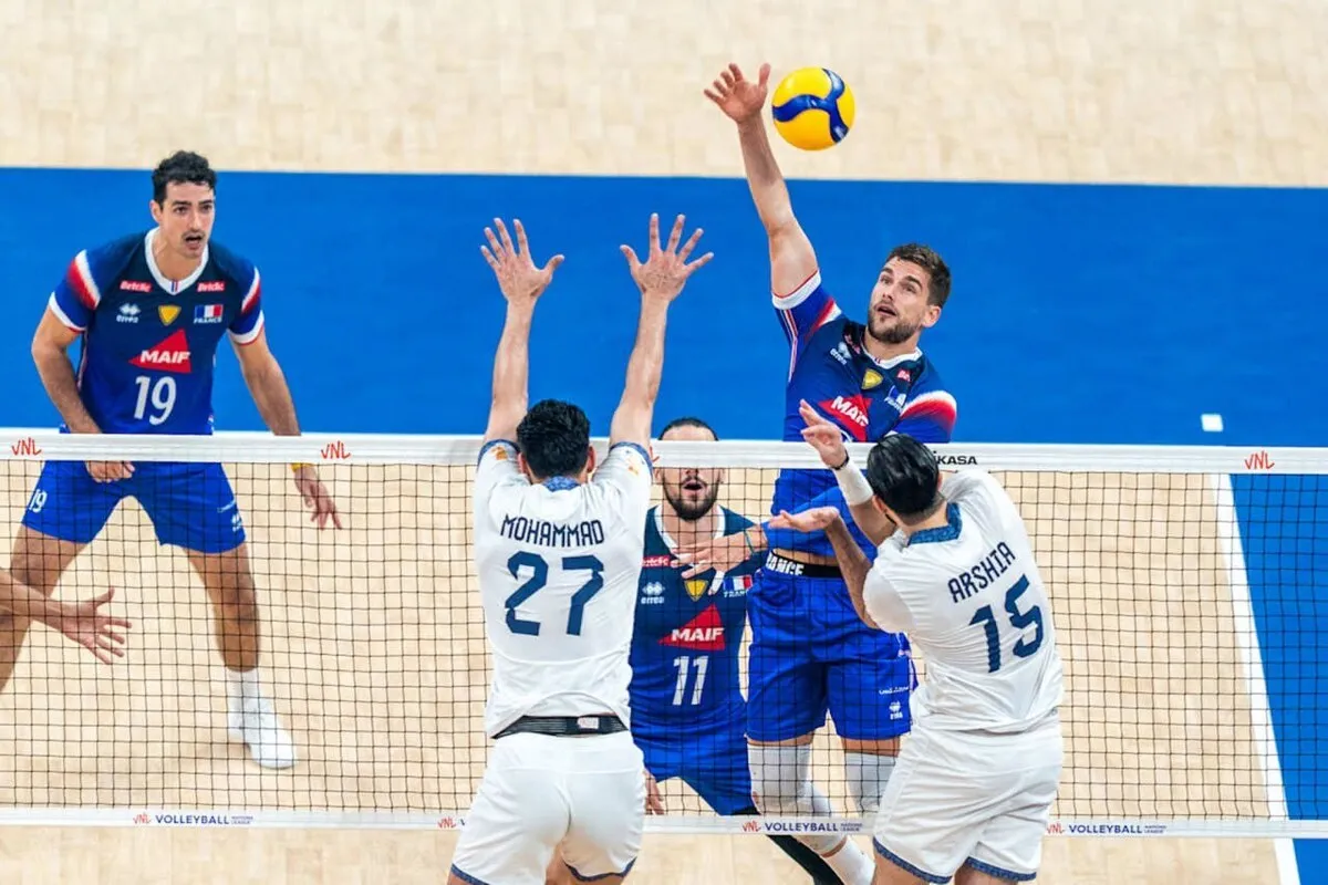 شکست ایران مقابل فرانسه در لیگ ملت&zwnj;های والیبال ۲۰۲۵؛ خسته نباشید، اما صعود حق&zwnj;مان نبود!