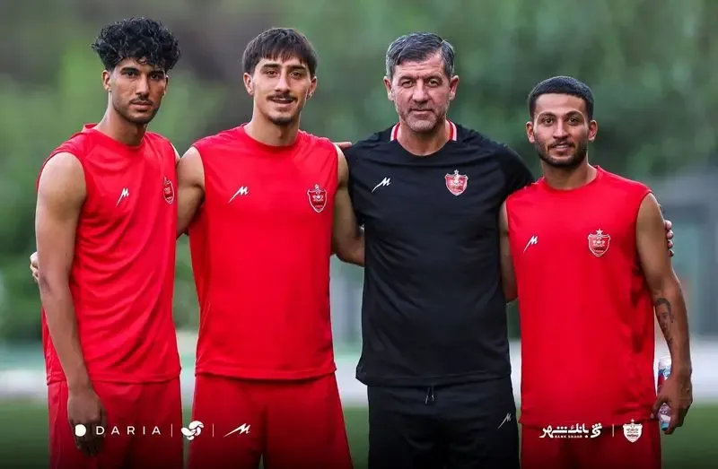 تمرین کریم باقری با پرسپولیس تمرین کریم باقری با پرسپولیس