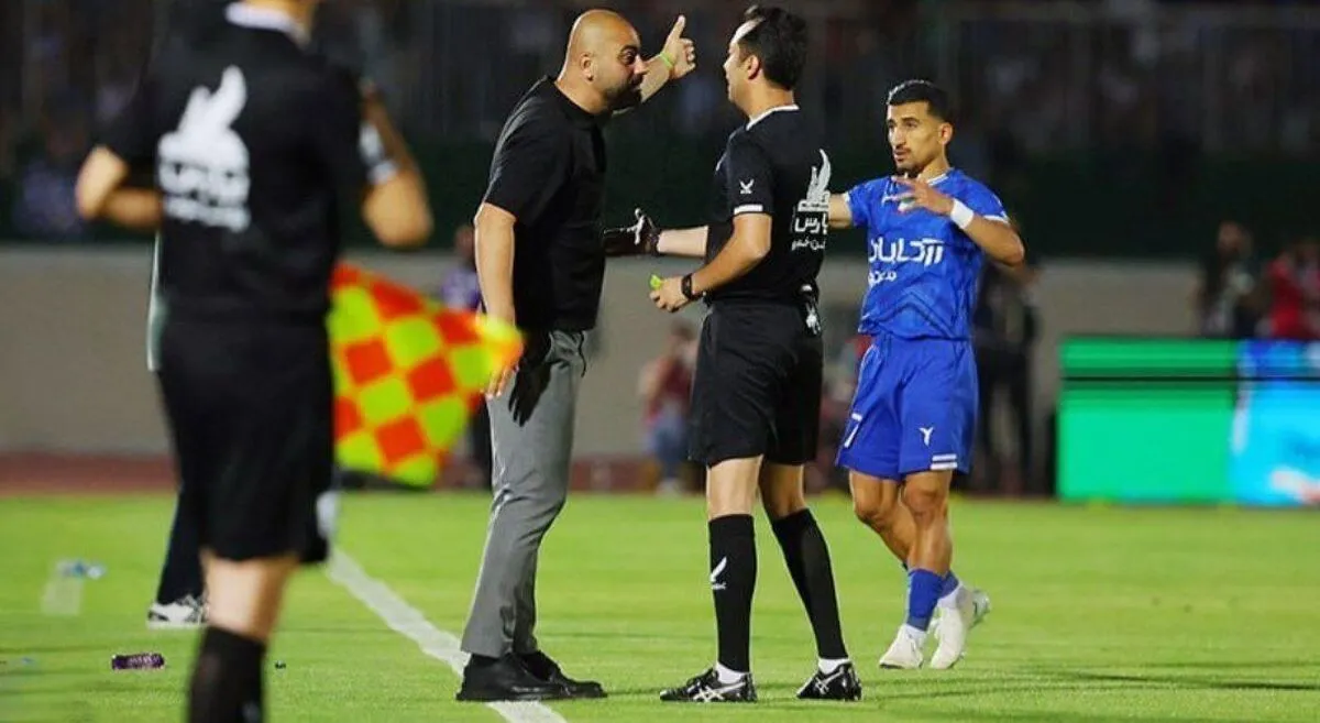 چرا بازیکن استقلال در بازی فینال اخراج نشد؟