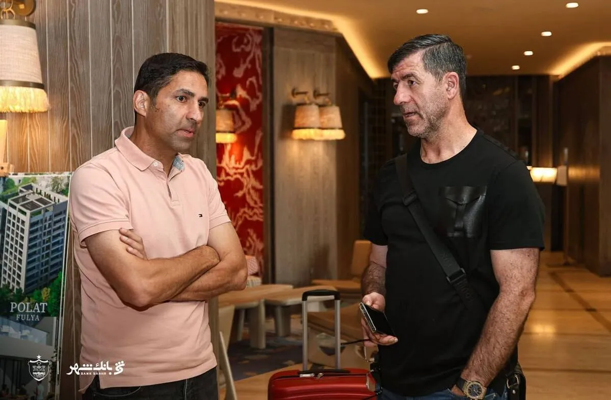 اولین تصاویر از حضور وحید هاشمیان در اردوی پرسپولیس