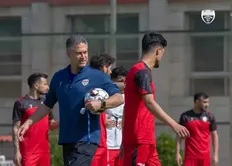 حمید مطهری در تمرین فولاد