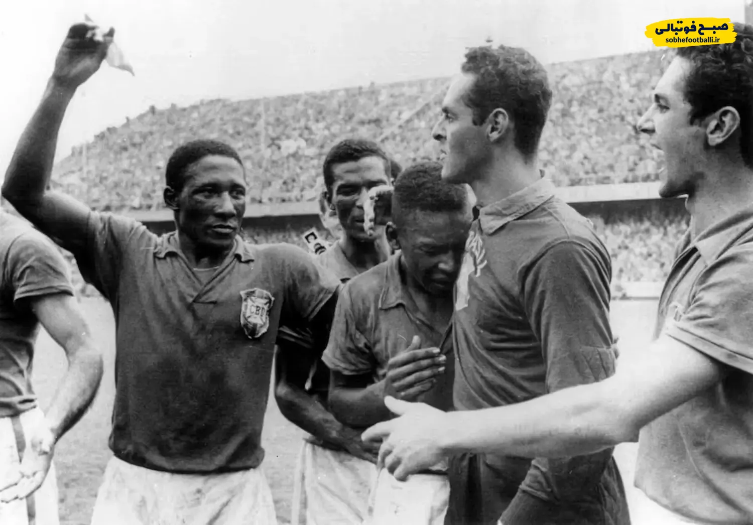 پله در اولین قهرمانی بر زیل در جام جهانی 1958
