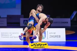 تصاویری از حسن یزدانی که سوژه اتحادیه جهانی کشتی شد