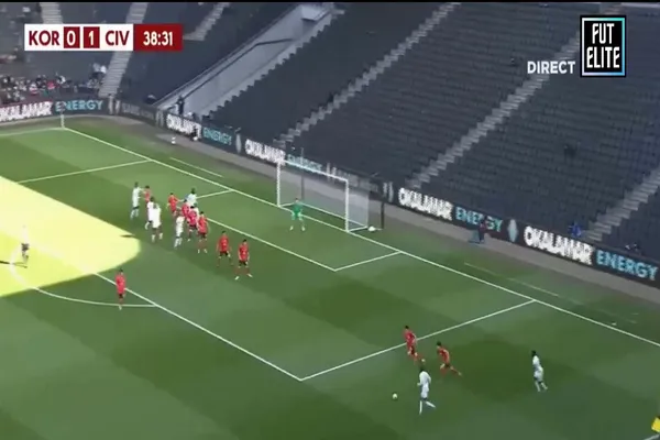 خلاصه بازی کره جنوبی ۰ - ۴ ساحل عاج