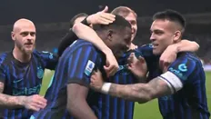 شادی گل بازیکنان اینتر