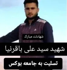 تصویر خبر قهرمان بوکس لرستانی در حمله اسرائیل شهید شد